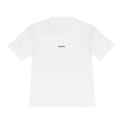 White performance t-shirt from Motiv with 'RUN365' logo on front.